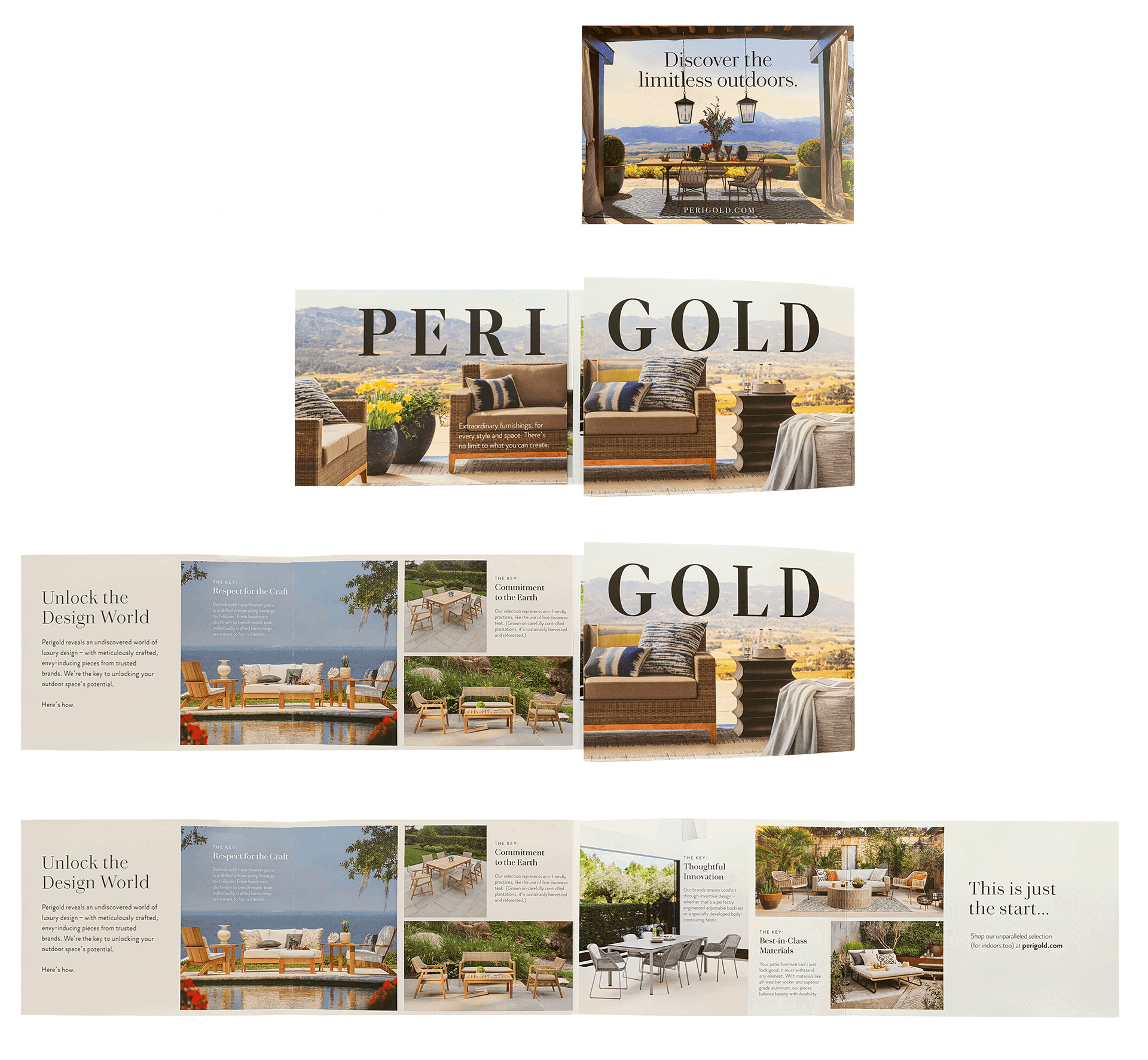 Perigold spring direct mail design