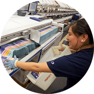 High-quality direct mail printing process at SG360.