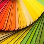 Vibrant color swatches for direct marketing and direct mail printing services.