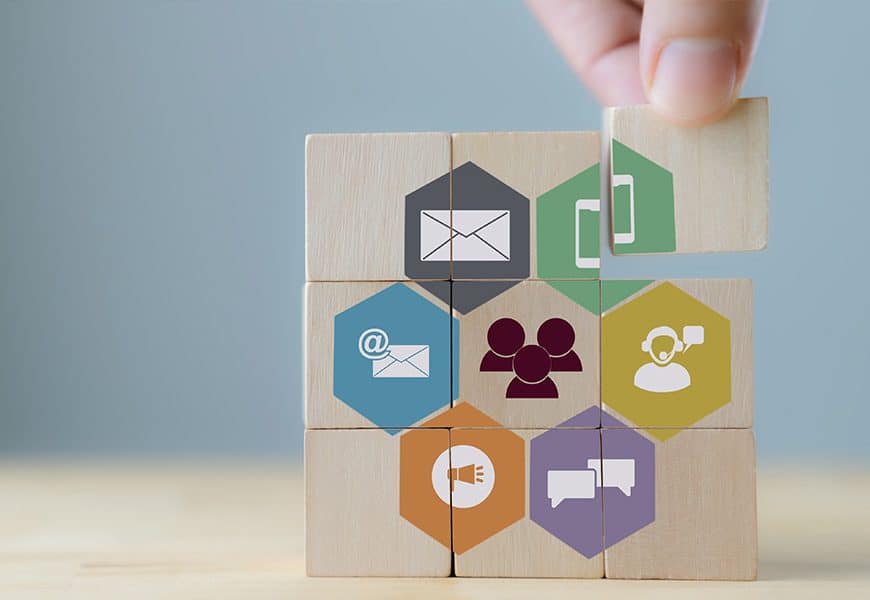 core components of integrated direct mail