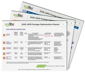 2026 USPS Postal Promotions Planning Calendar by sg360°